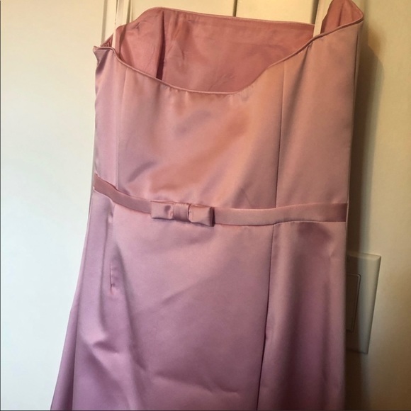 ABS Evening by Allen B Schwartz Pink Strapless Evening Gown Size 6 - Picture 6 of 6